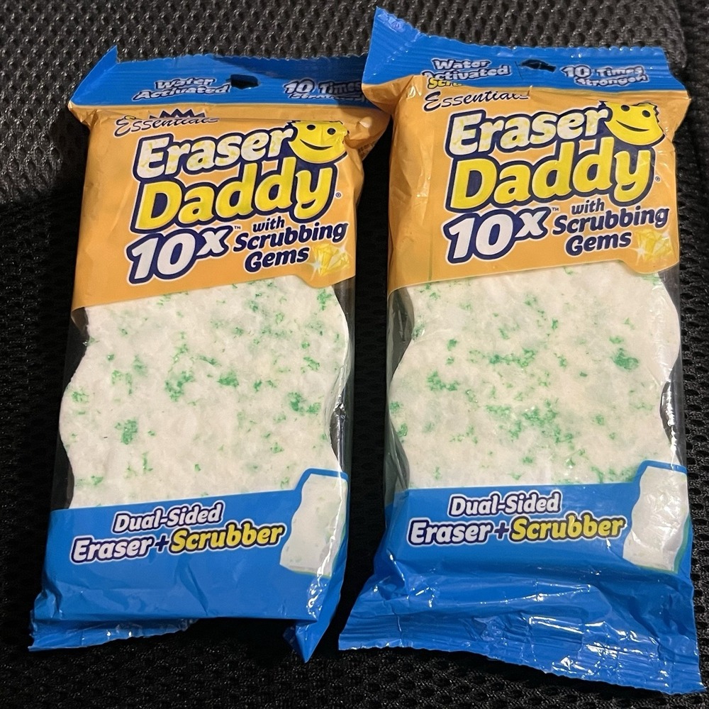 Scrub Daddy Eraser Daddy 10X Polymer Foam Scouring Pad-2Count